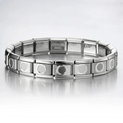 Simple Style Classic Style Color Block 304 Stainless Steel Plating Men'S Bracelets