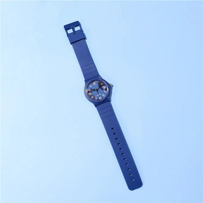 Simple Style Classic Style Color Block Buckle Quartz Kids Watches