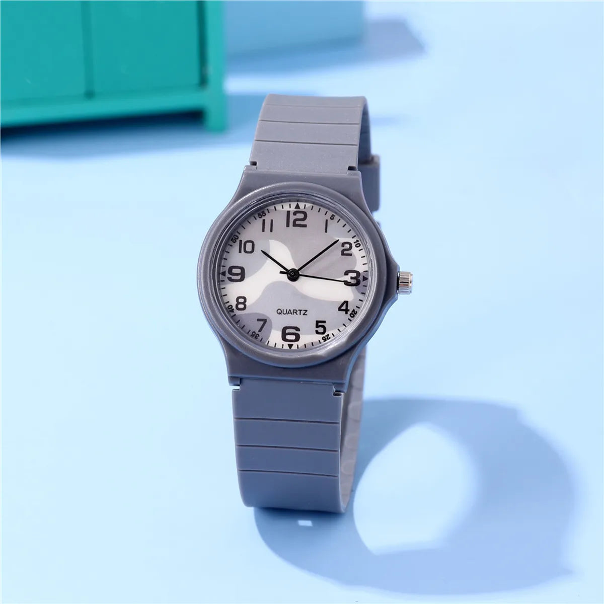 Simple Style Classic Style Color Block Buckle Quartz Kids Watches