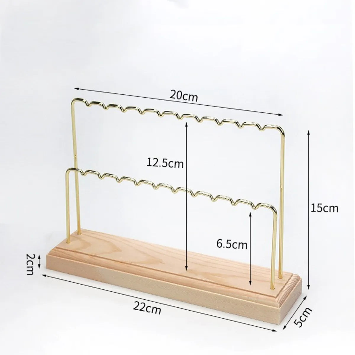 Simple Style Classic Style Color Block Metal Jewelry Rack