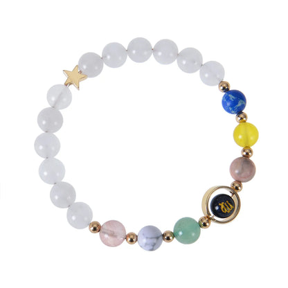 Simple Style Classic Style Constellation Natural Stone Bracelets In Bulk