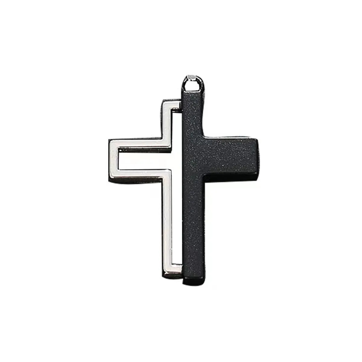 Simple Style Classic Style Cross Alloy Plating Men'S Pendant Necklace