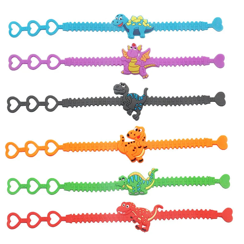 Simple Style Classic Style Dinosaur Silica Gel Kid'S Wristband