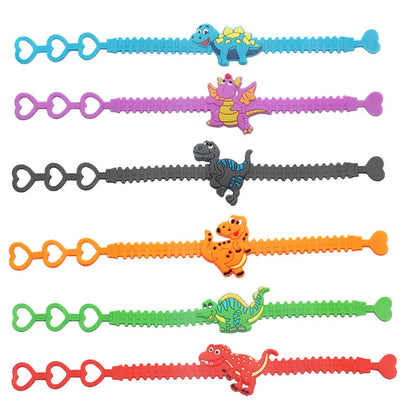 Simple Style Classic Style Dinosaur Silica Gel Kid'S Wristband