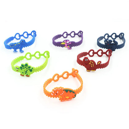 Simple Style Classic Style Dinosaur Silica Gel Kid'S Wristband