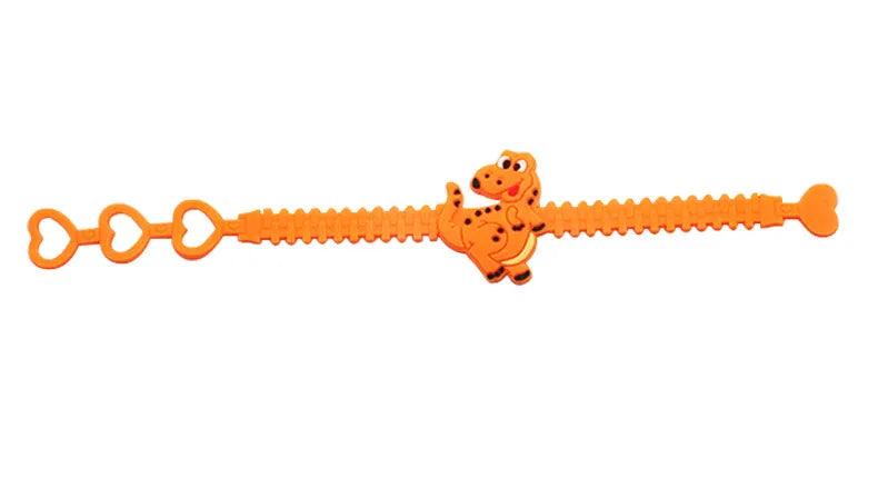 Simple Style Classic Style Dinosaur Silica Gel Kid'S Wristband