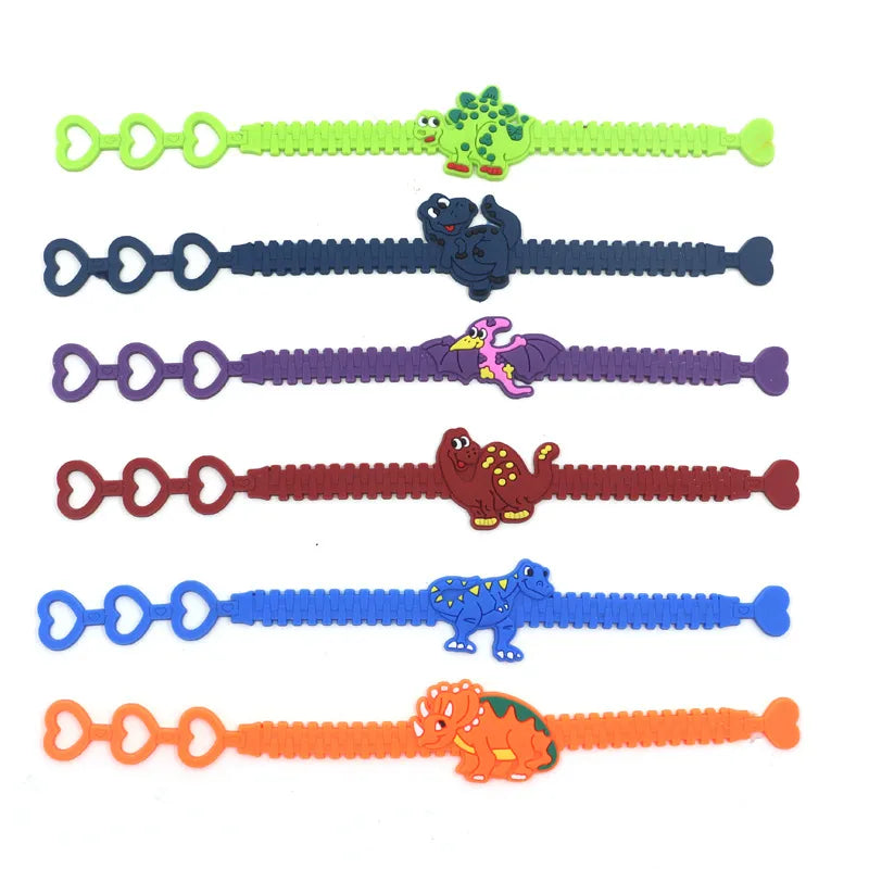 Simple Style Classic Style Dinosaur Silica Gel Kid'S Wristband