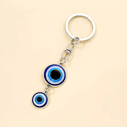 Simple Style Classic Style Eye Alloy Glass Keychain