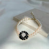 Simple Style Classic Style Flower Artificial Pearl Alloy Beaded Women'S Bracelets Necklace