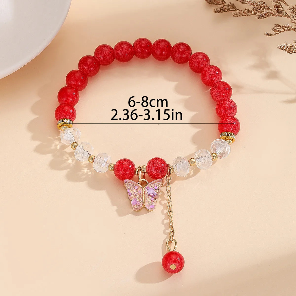 Simple Style Classic Style Flower Glass Wholesale Bracelets