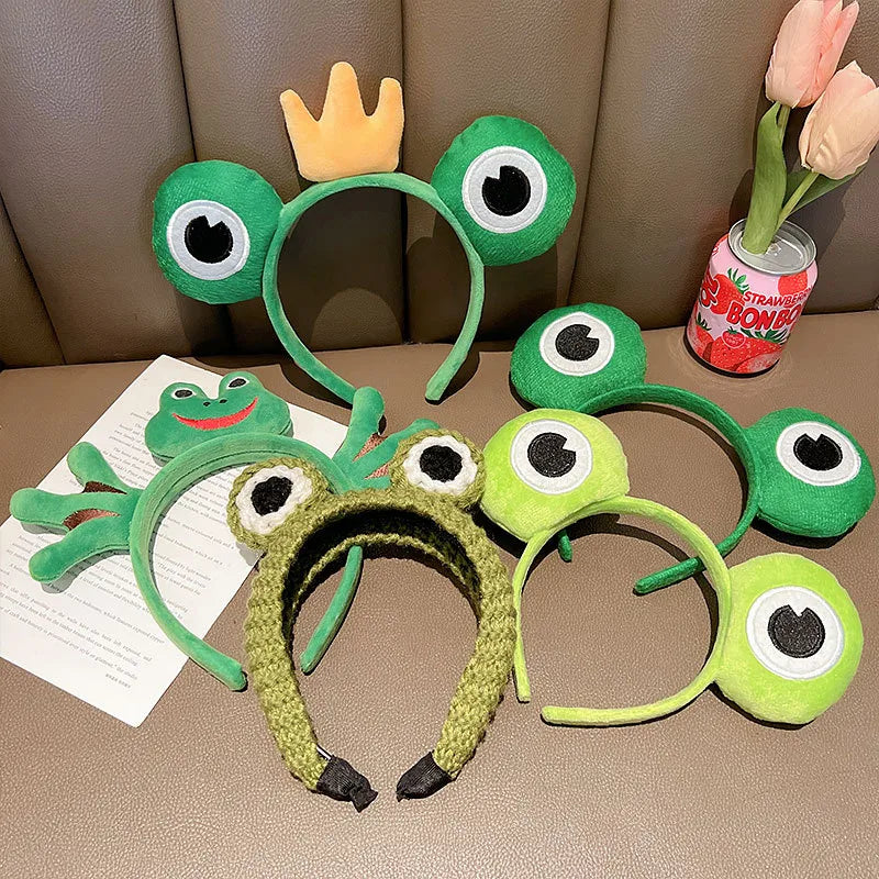 Simple Style Classic Style Frog Cloth Handmade Hair Band