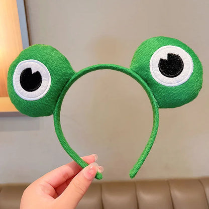 Simple Style Classic Style Frog Cloth Handmade Hair Band