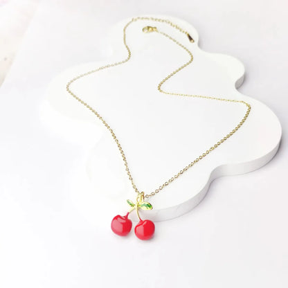 Simple Style Classic Style Fruit Alloy Asymmetrical Women's Jewelry Set