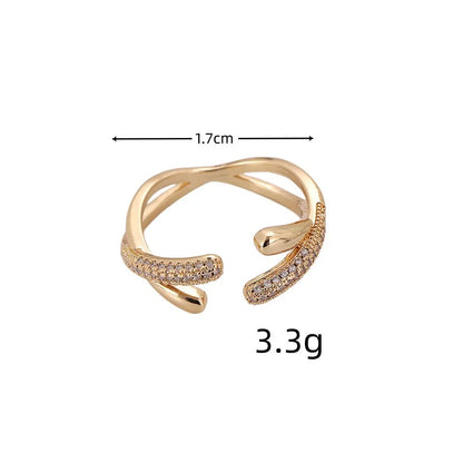 Simple Style Classic Style Geometric Copper Plating Women'S Rings