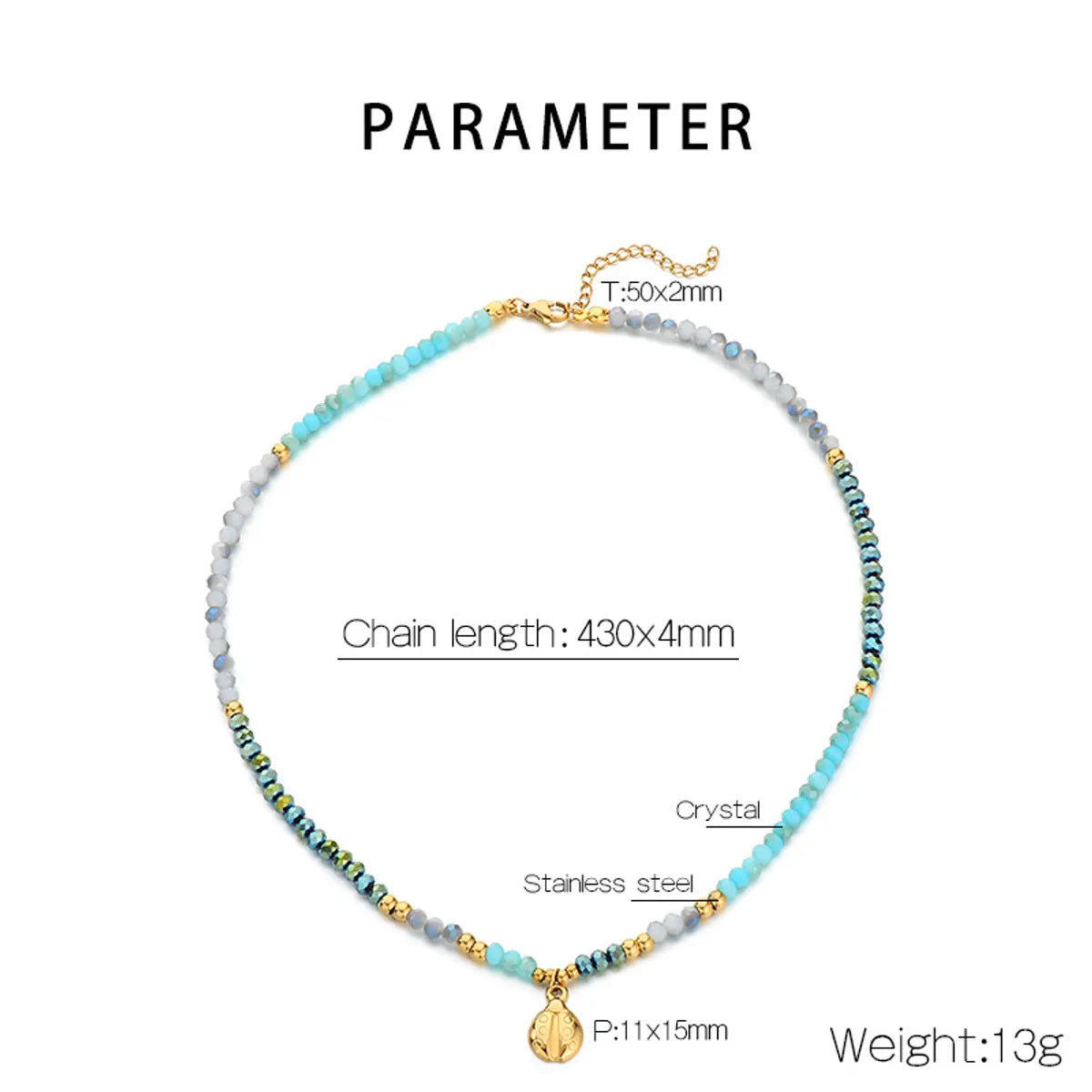 Simple Style Classic Style Geometric Flower Dragonfly 304 Stainless Steel Artificial Crystal Seed Bead Beaded Inlay Turquoise 18K Gold Plated Women'S Bracelets Earrings Necklace