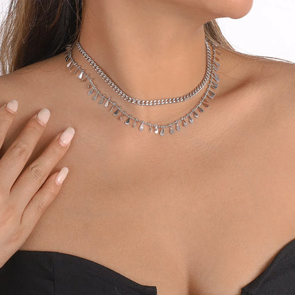 Wholesale Jewelry Simple Style Classic Style Geometric Iron Choker