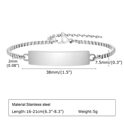 Simple Style Classic Style Geometric Stainless Steel Polishing Plating 18k Gold Plated Bracelets