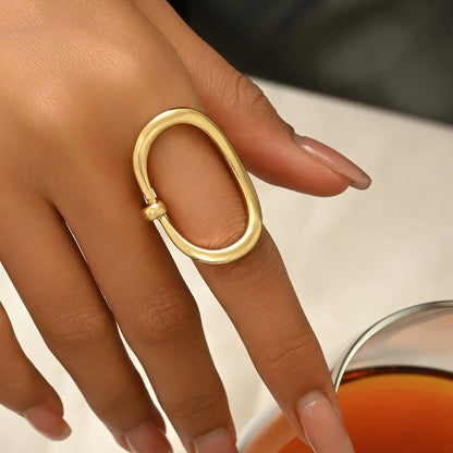 Simple Style Classic Style Geometric Zinc Alloy Women'S Rings