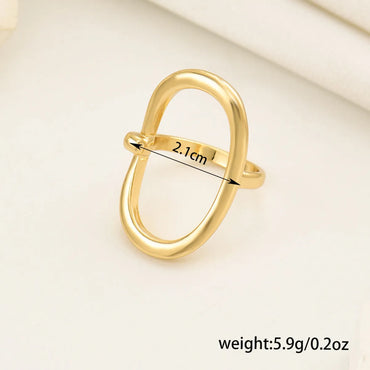 Simple Style Classic Style Geometric Zinc Alloy Women'S Rings