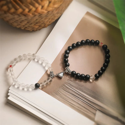 Simple Style Classic Style Heart Shape Agate Bracelets In Bulk