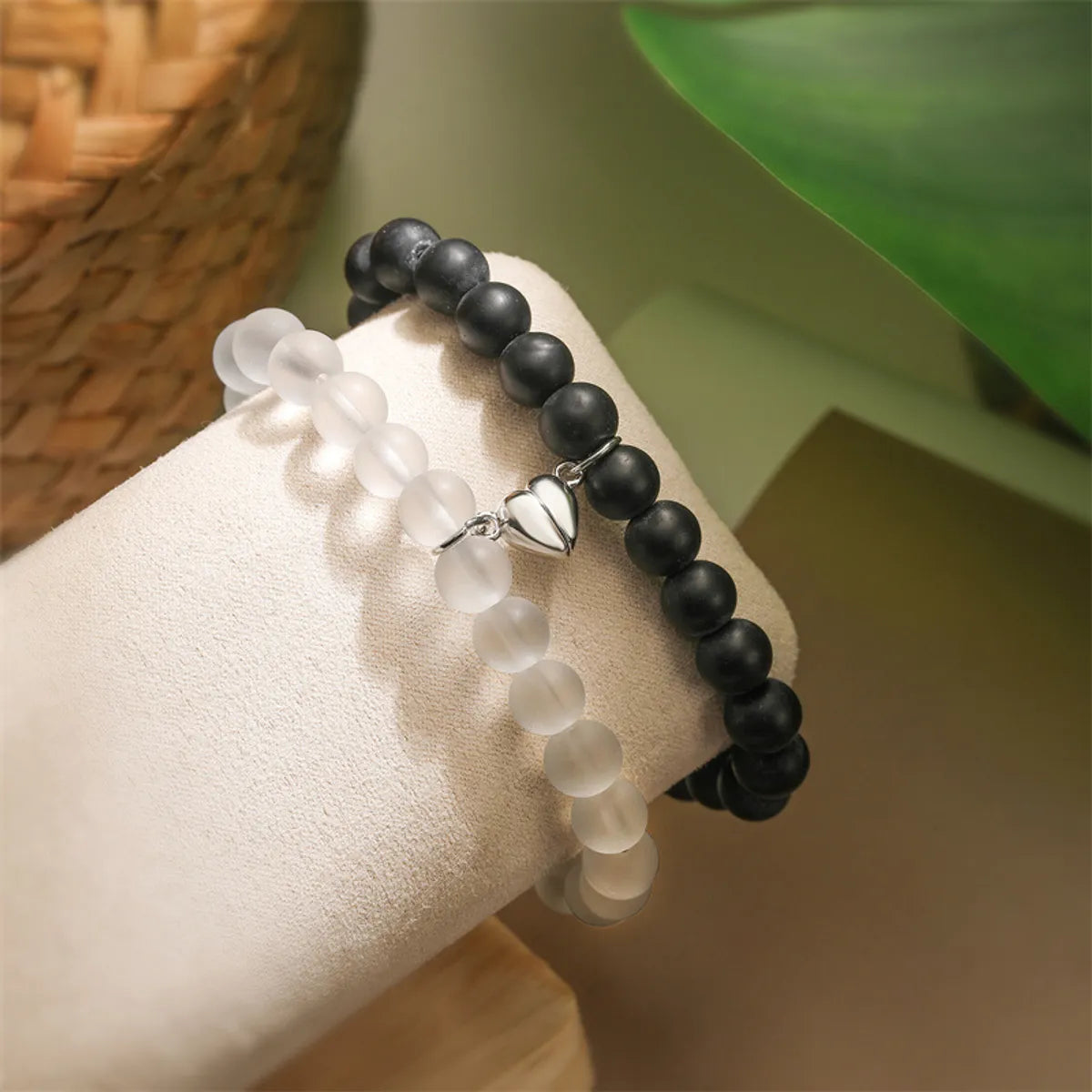 Simple Style Classic Style Heart Shape Agate Bracelets In Bulk