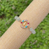 Simple Style Classic Style Human Zircon Opal Copper Wholesale Bracelets