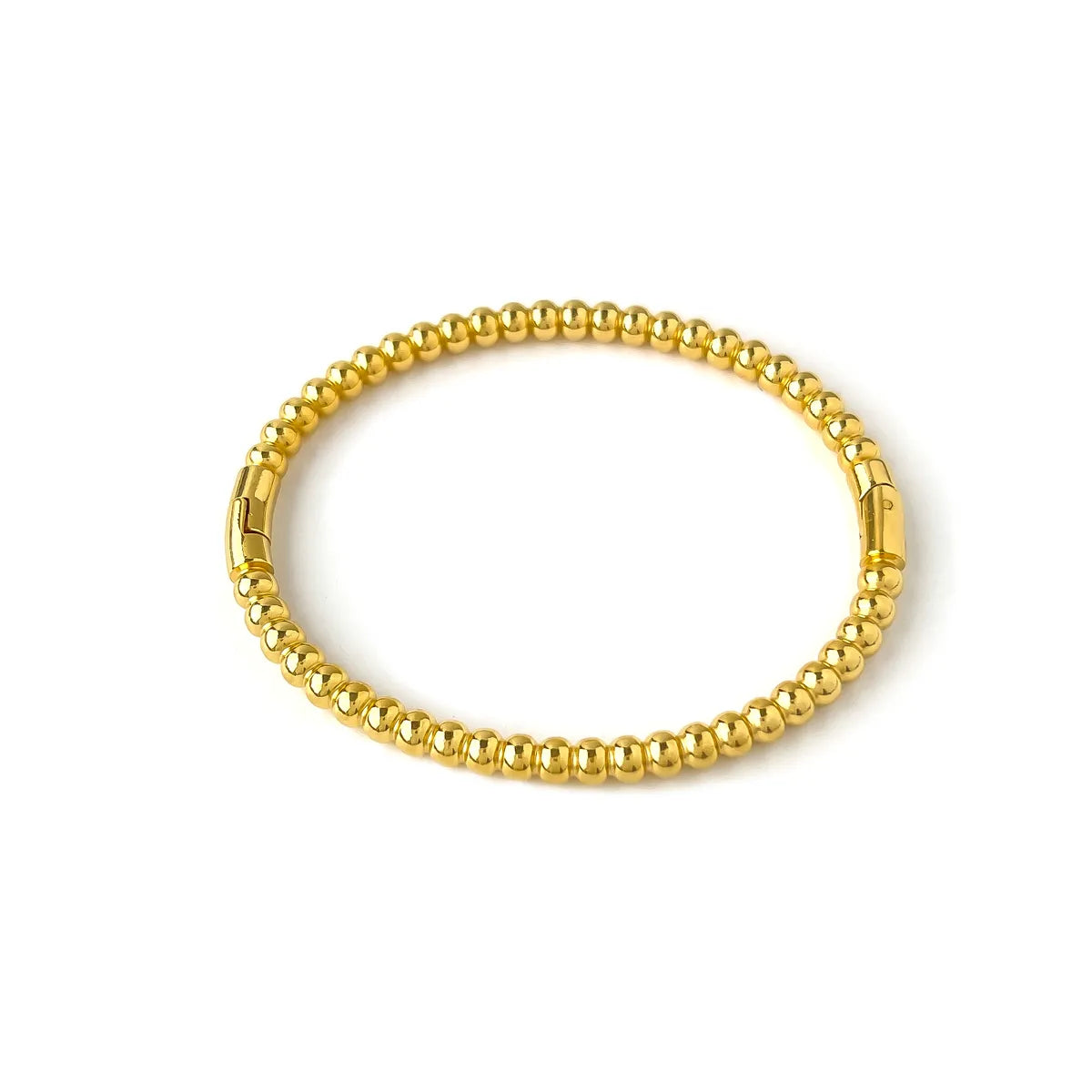 Simple Style Classic Style Korean Style Geometric 304 Stainless Steel 18K Gold Plated Zircon Bangle In Bulk