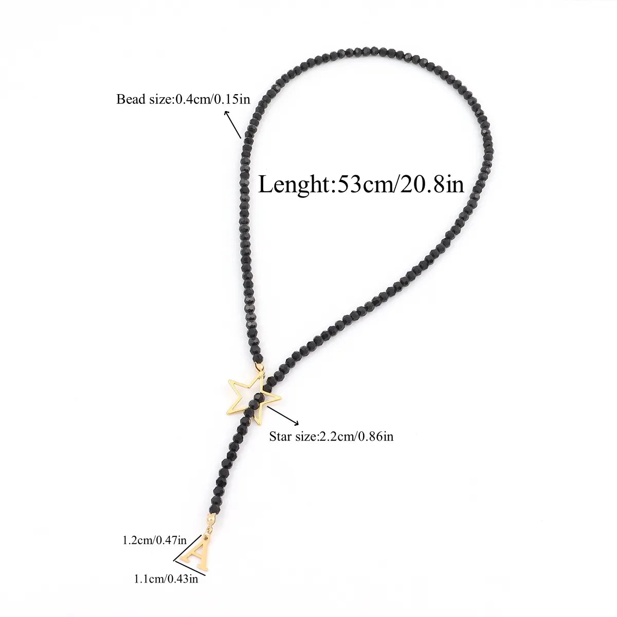 Simple Style Classic Style Letter 304 Stainless Steel Artificial Crystal Wholesale Necklace