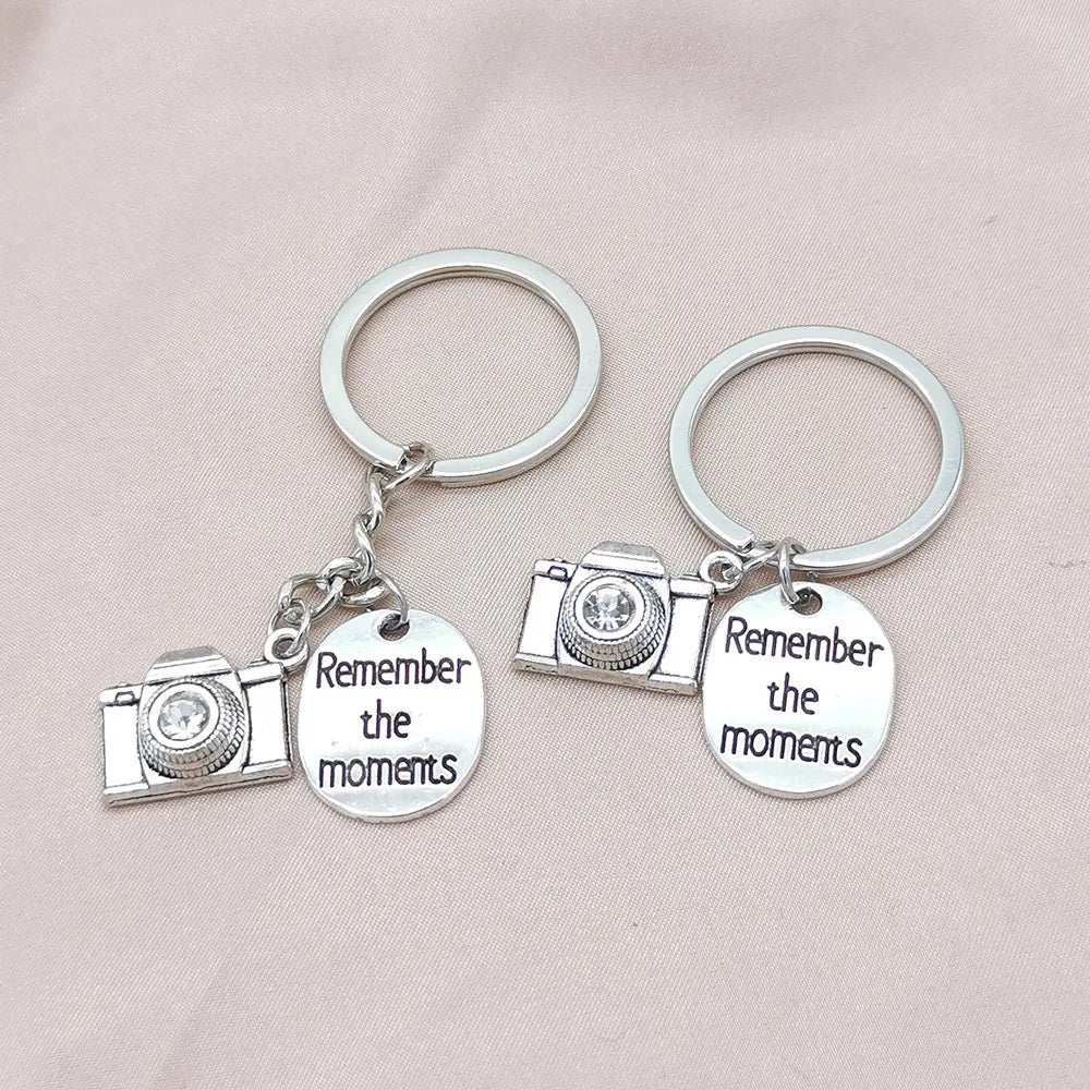 Simple Style Classic Style Letter Alloy Plating Keychain