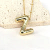 Simple Style Classic Style Letter Copper 18k Gold Plated Pendant Necklace In Bulk