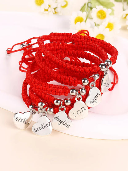 Simple Style Classic Style Letter Heart Shape Alloy Wholesale Bracelets