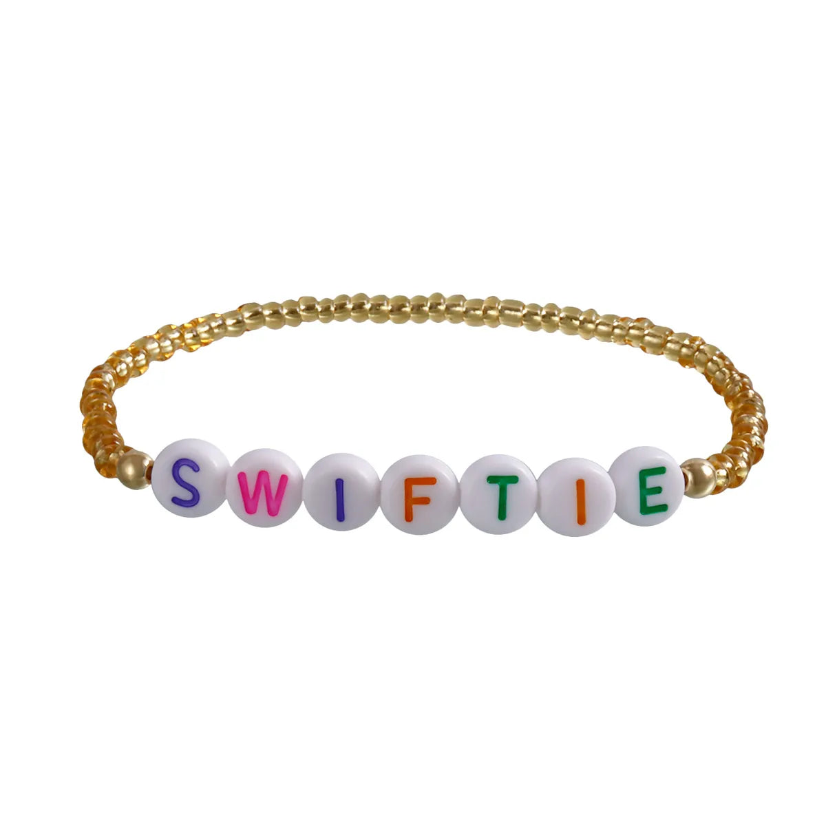 Simple Style Classic Style Letter Seed Bead Beaded Women'S Bracelets