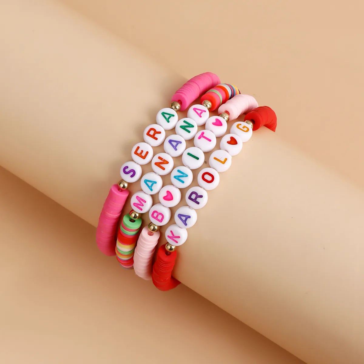 Simple Style Classic Style Letter Seed Bead Beaded Women'S Bracelets