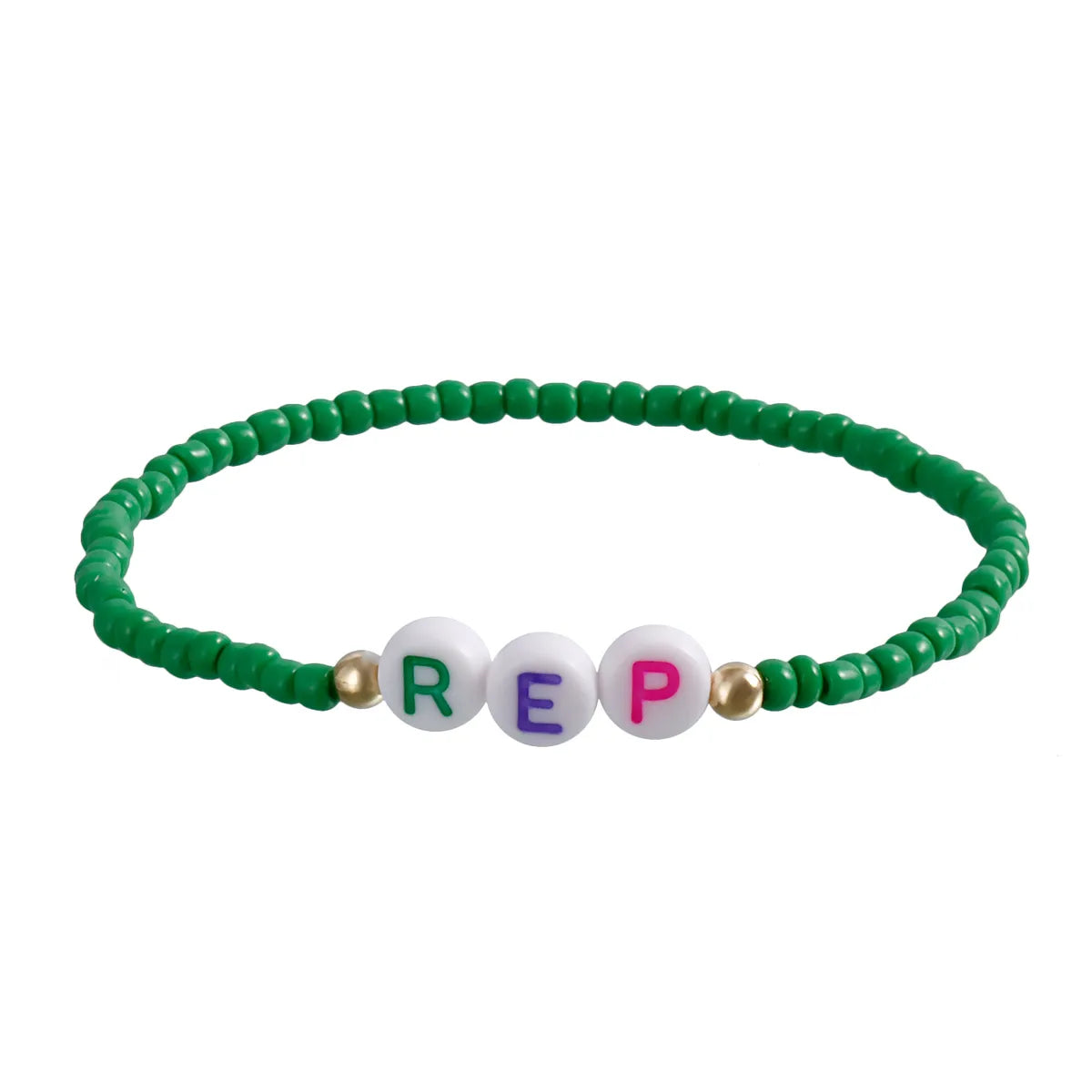 Simple Style Classic Style Letter Seed Bead Beaded Women'S Bracelets