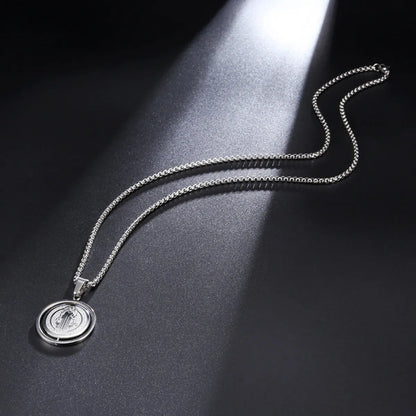 Simple Style Classic Style Oval 304 Stainless Steel Unisex Pendant Necklace