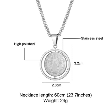 Simple Style Classic Style Oval 304 Stainless Steel Unisex Pendant Necklace