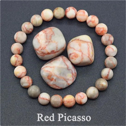 Simple Style Classic Style Round Agate Bracelets In Bulk