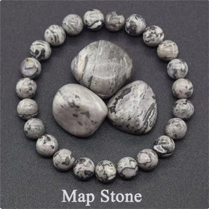 Simple Style Classic Style Round Agate Bracelets In Bulk