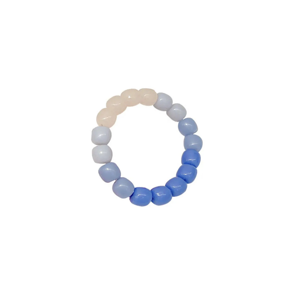 Simple Style Classic Style Round Arylic Glass Beaded Women'S Bracelets