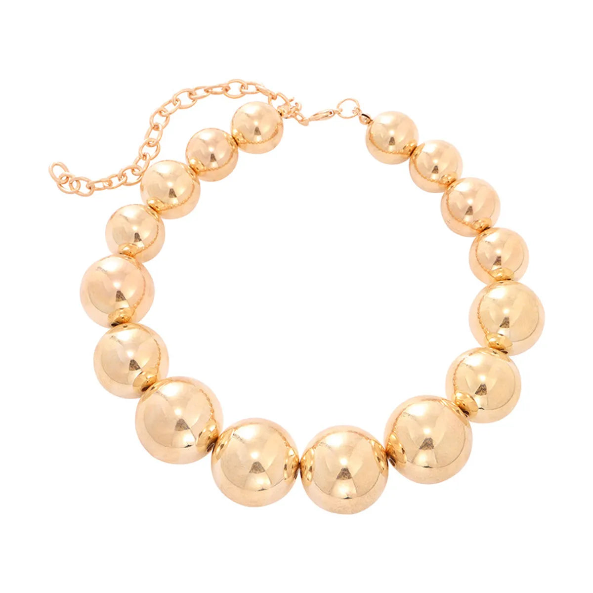 Simple Style Classic Style Round CCB Imitation Pearl Wholesale Choker