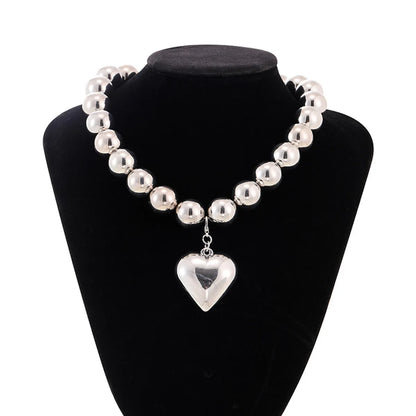 Simple Style Classic Style Round CCB Imitation Pearl Wholesale Choker