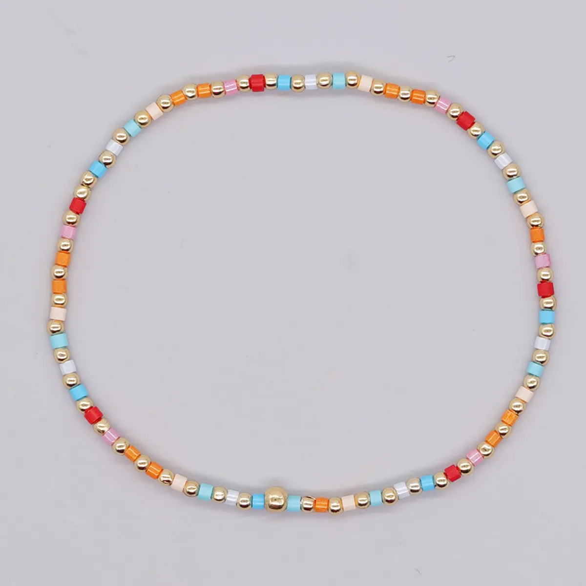 Simple Style Classic Style Round Glass/Colored Glaze Wholesale Bracelets