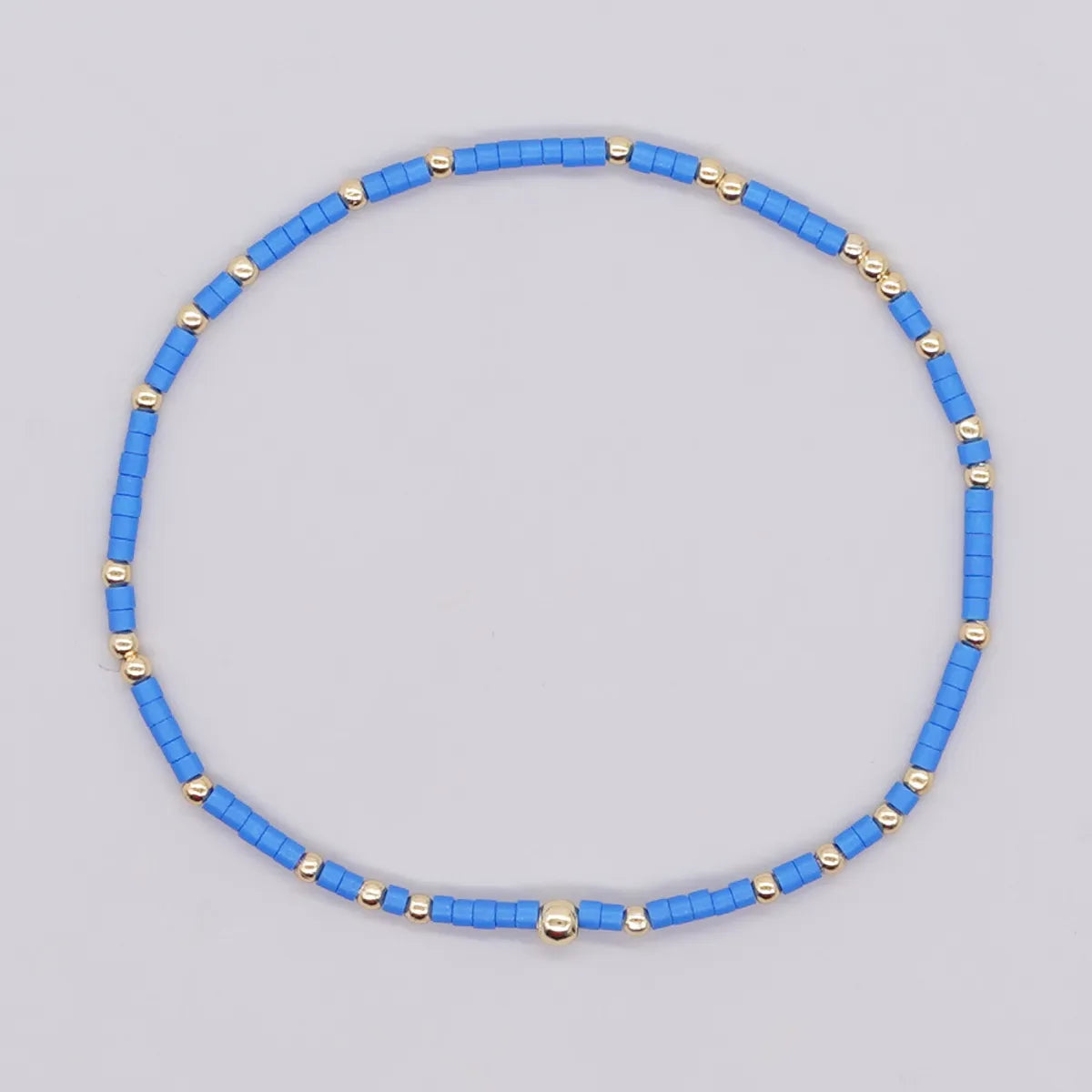 Simple Style Classic Style Round Glass/Colored Glaze Wholesale Bracelets