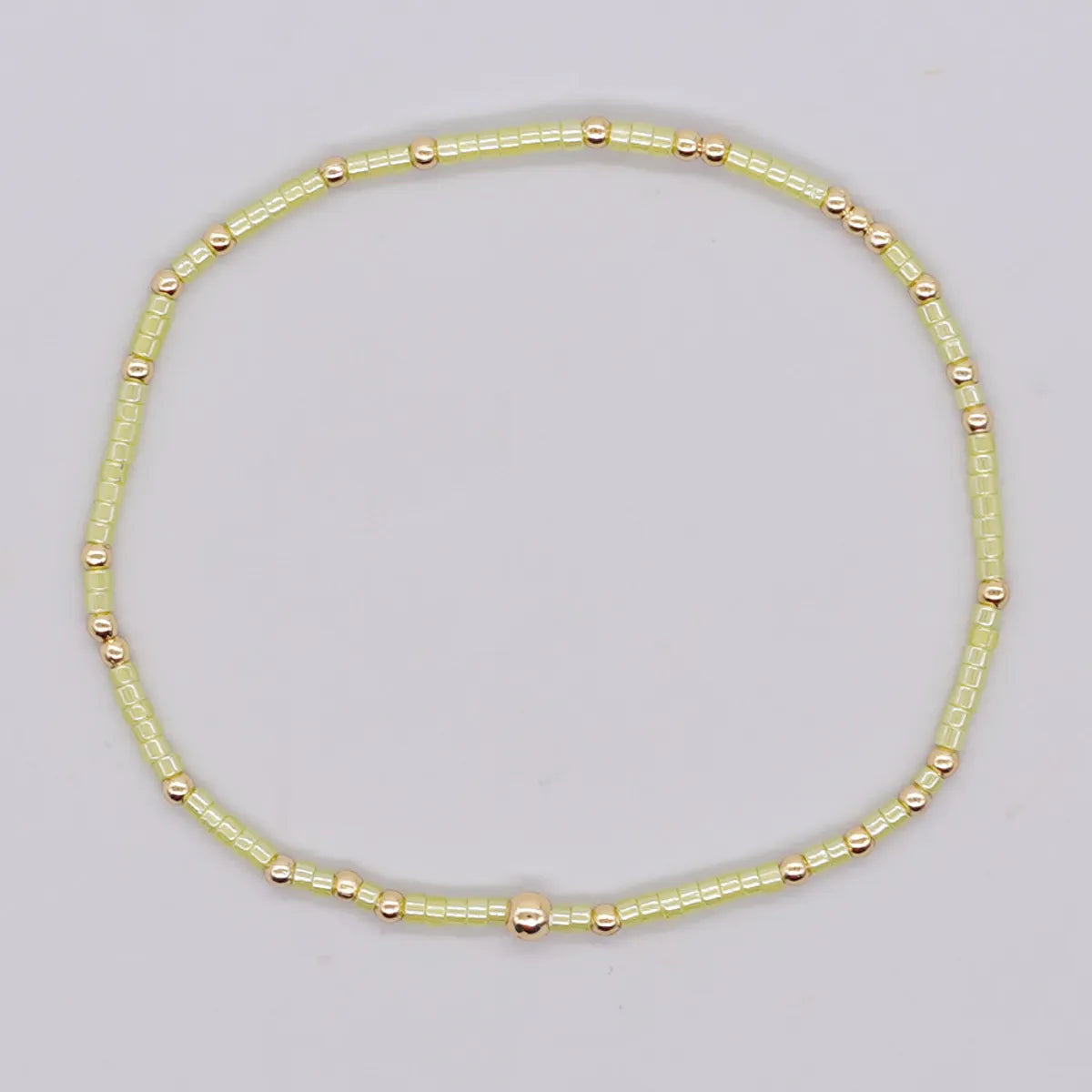 Simple Style Classic Style Round Glass/Colored Glaze Wholesale Bracelets