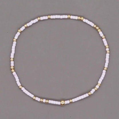 Simple Style Classic Style Round Glass Seed Bead Wholesale Bracelets