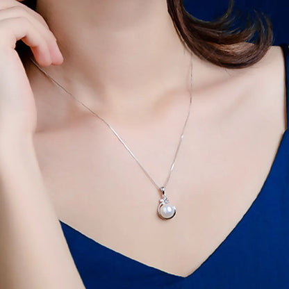 Simple Style Classic Style Round Imitation Pearl Alloy Inlay Pearl Women'S Jewelry Set