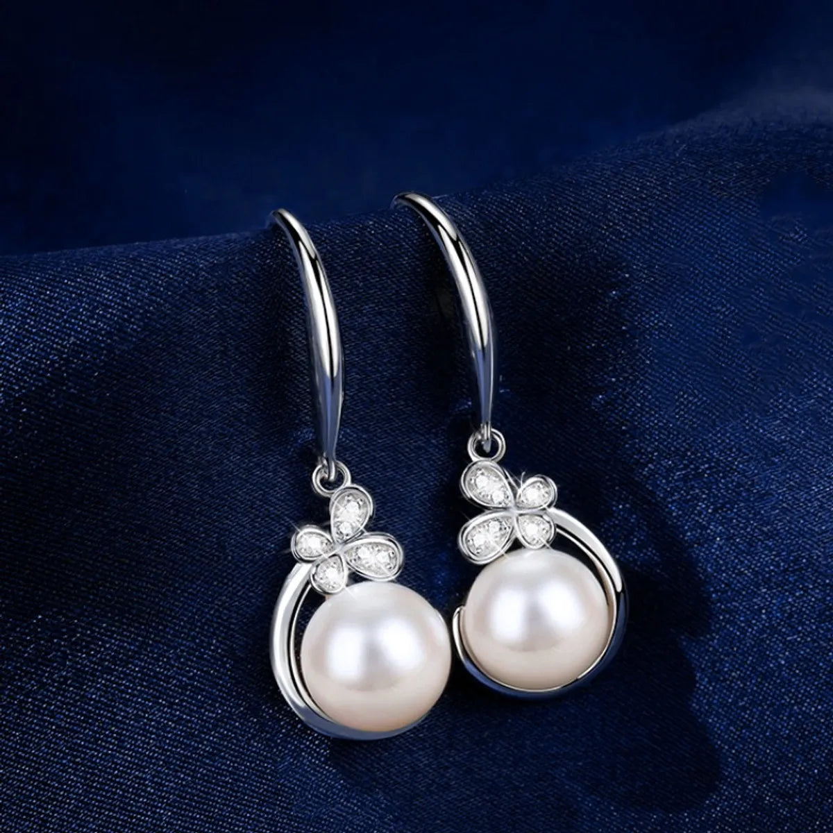 Simple Style Classic Style Round Imitation Pearl Alloy Inlay Pearl Women'S Jewelry Set