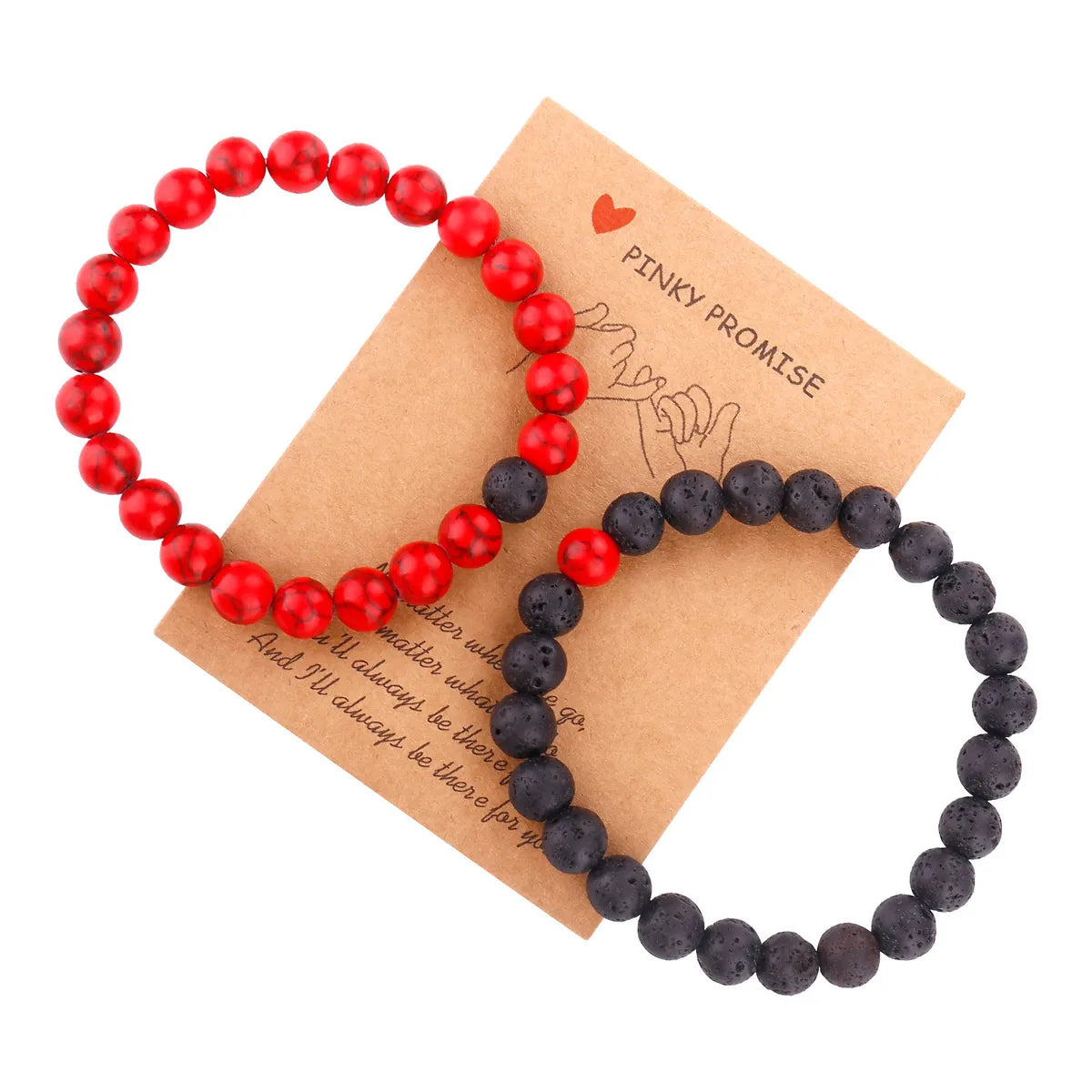 Simple Style Classic Style Round Natural Stone Braided Rope Bracelets In Bulk