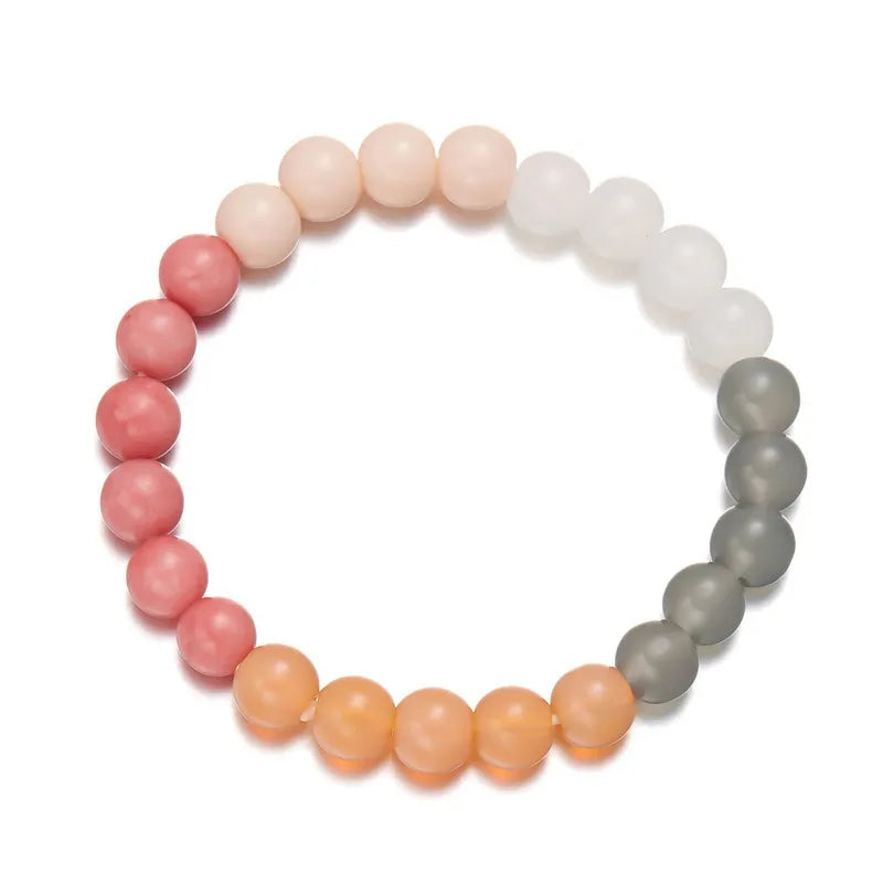 Simple Style Classic Style Round Obsidian Wholesale Bracelets