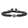 Simple Style Classic Style Round Stone Beaded Men'S Bracelets